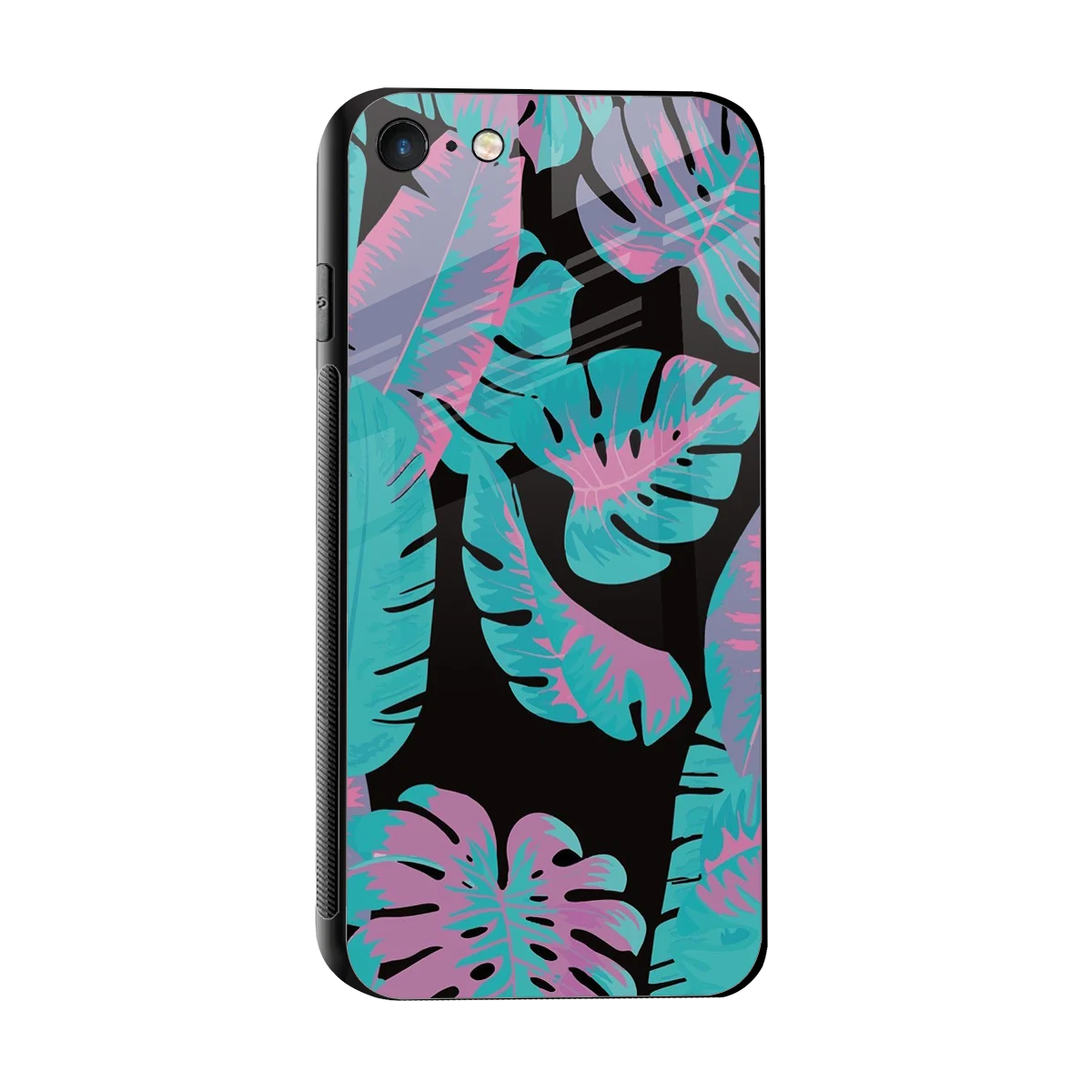 Twilight Foliage sleek iphone 7 cover with tempered glass back and TPU edges