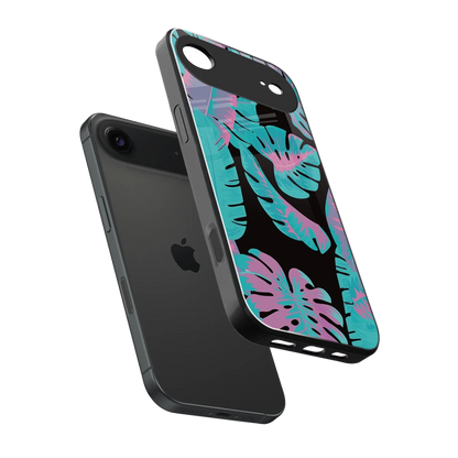 Twilight Foliage sleek iphone air cover with tempered glass back and TPU edges