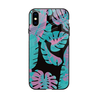 Twilight Foliage back phone cover | glass case for iphone xs