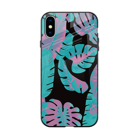 Twilight Foliage back phone cover | glass case for iphone xs