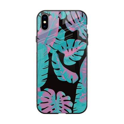 Twilight Foliage back phone cover | glass case for iphone xs max