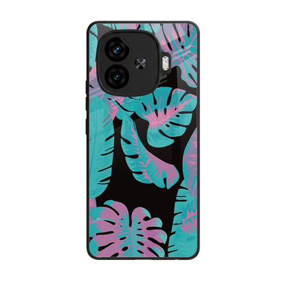 Twilight Foliage back phone cover | glass case for iqoo neo 10r 5g