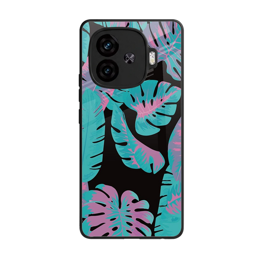 Twilight Foliage back phone cover | glass case for iqoo neo 10r 5g