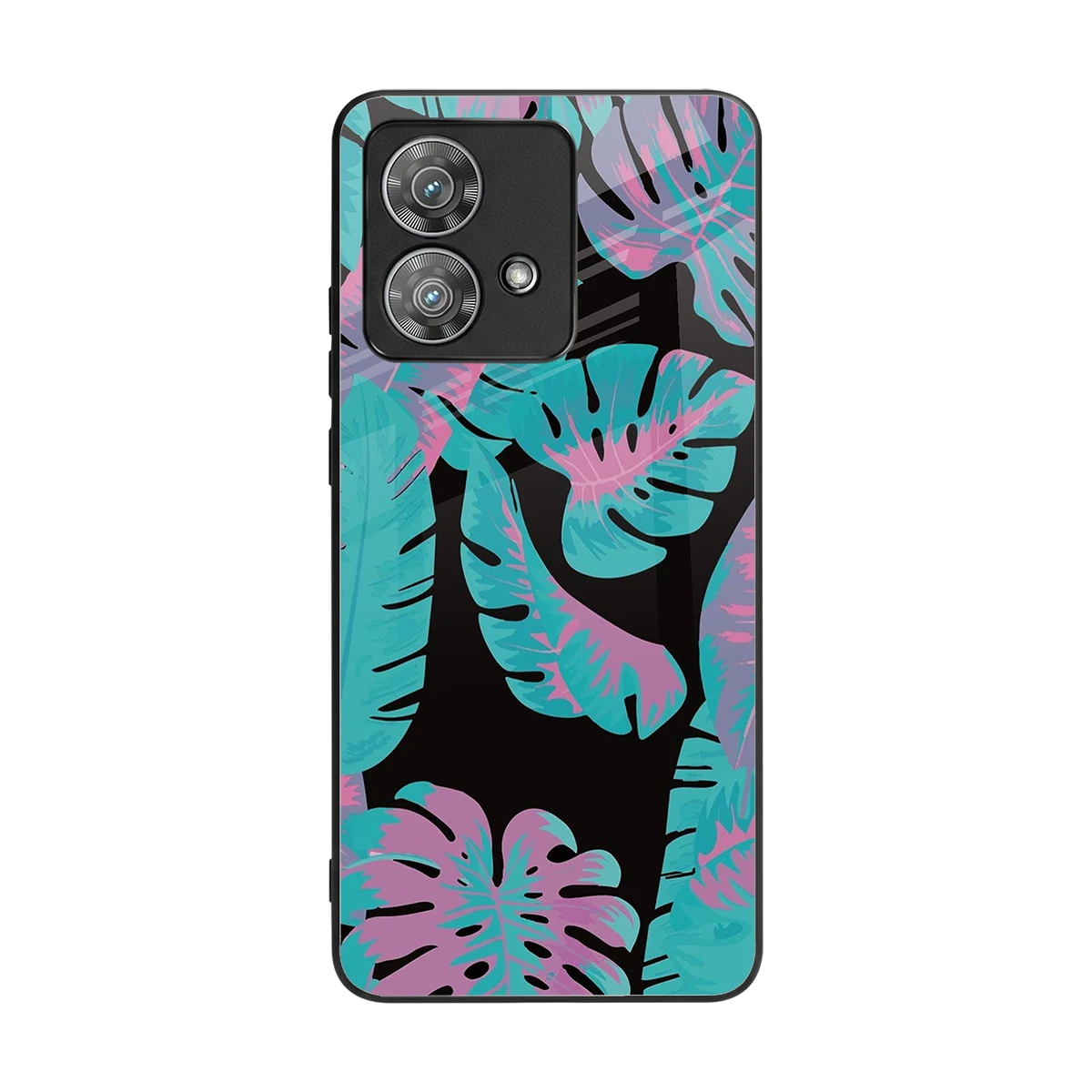 Twilight Foliage back phone cover | glass case for motorola edge 40 neo 5g