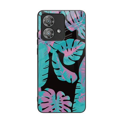Twilight Foliage back phone cover | glass case for motorola edge 40 neo 5g