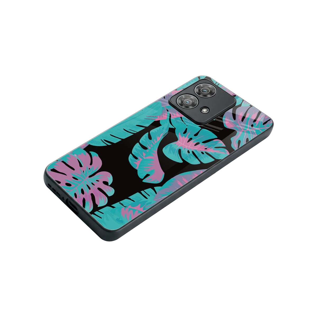 Twilight Foliage stylish phone case for motorola edge 40 neo 5g | glossy glass and slim fit