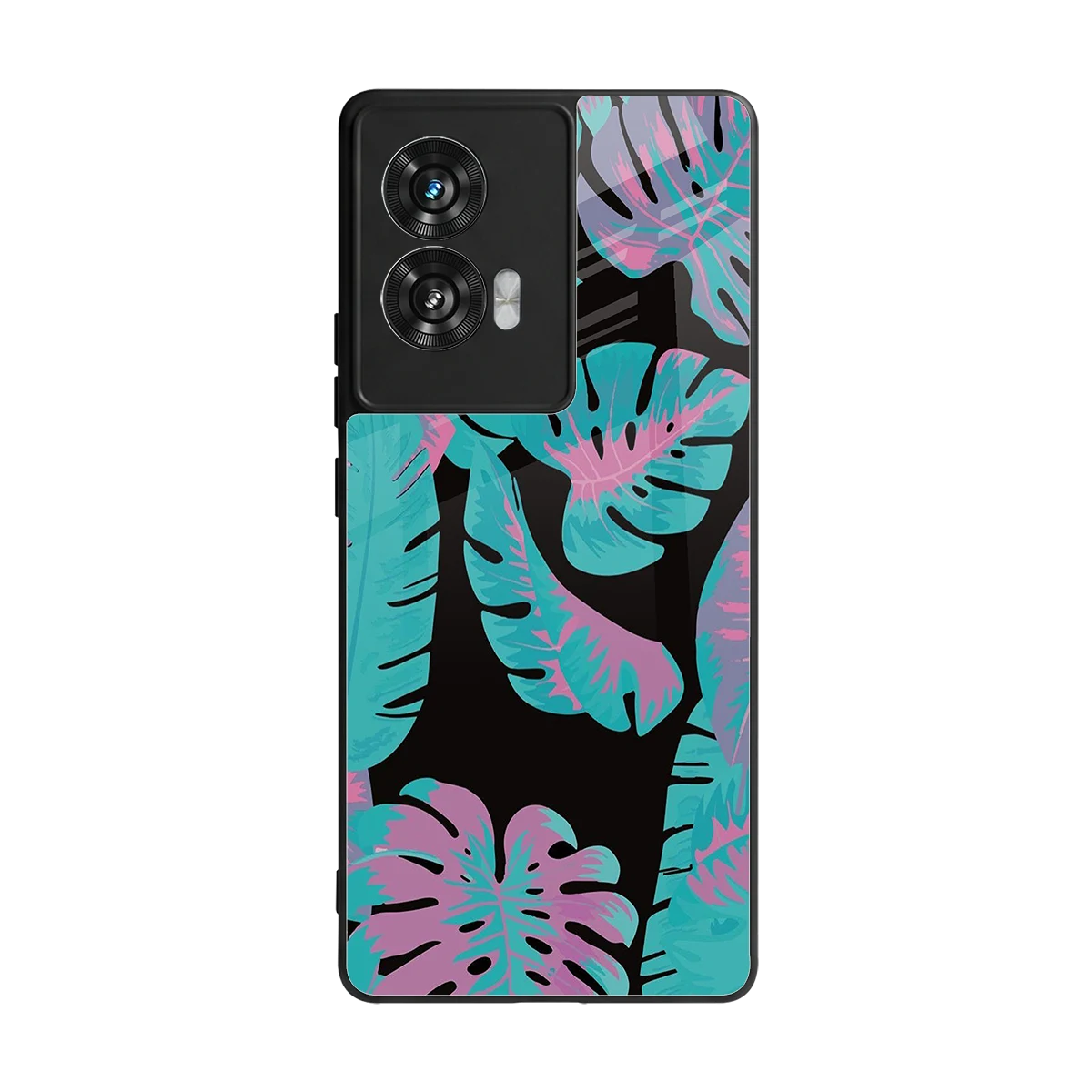 Twilight Foliage back phone cover | glass case for motorola edge 50 fusion
