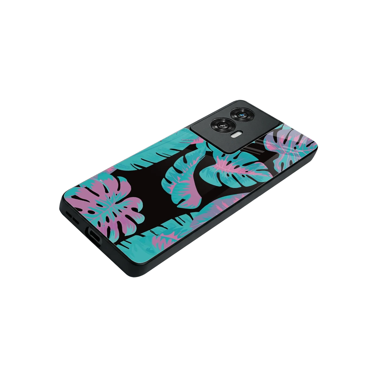 Twilight Foliage stylish phone case for motorola edge 50 fusion | glossy glass and slim fit