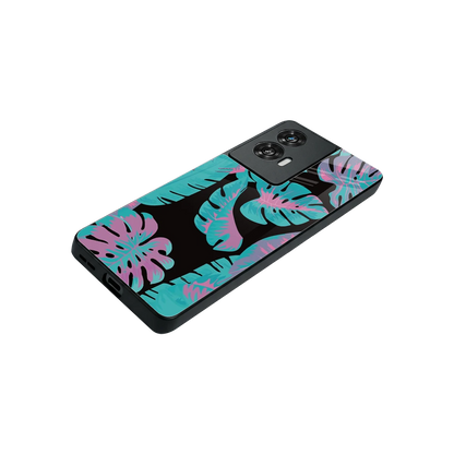 Twilight Foliage stylish phone case for motorola edge 50 fusion | glossy glass and slim fit