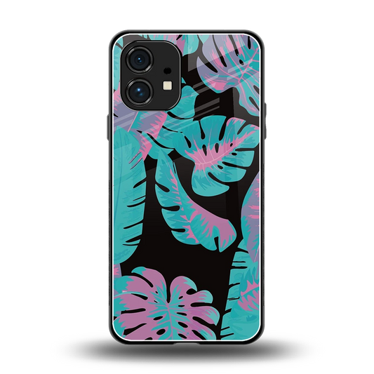 Twilight Foliage back phone cover | glass case for nothing phone 1