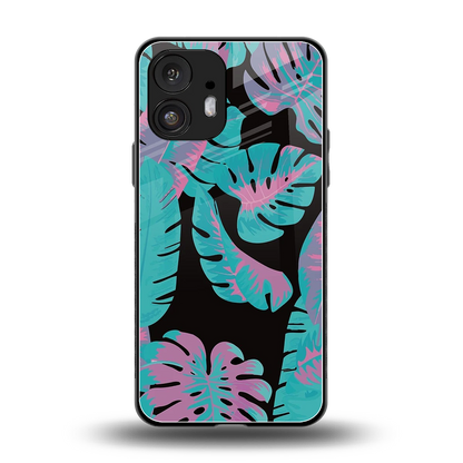 Twilight Foliage back phone cover | glass case for nothing phone 2