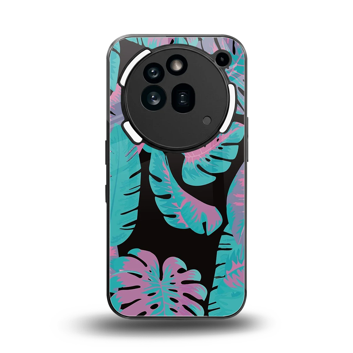 Twilight Foliage back phone cover | glass case for nothing phone 3a pro