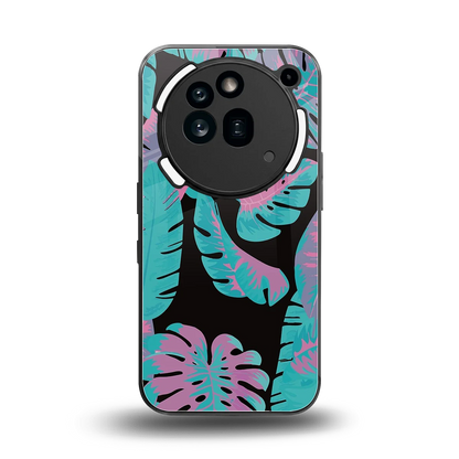 Twilight Foliage back phone cover | glass case for nothing phone 3a pro