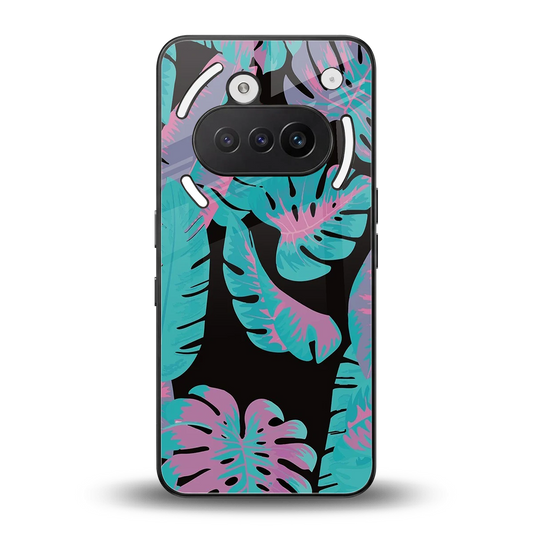 Twilight Foliage back phone cover | glass case for nothing phone 3a