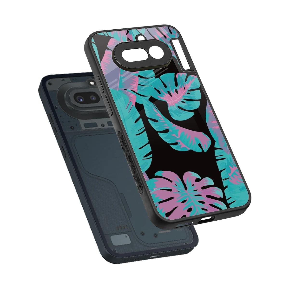 Twilight Foliage sleek nothing phone 4a cover with tempered glass back and TPU edges