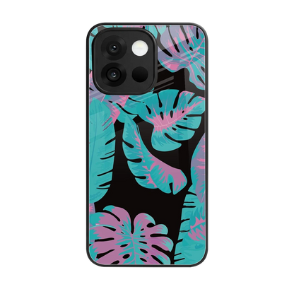Twilight Foliage back phone cover | glass case for oneplus 13s