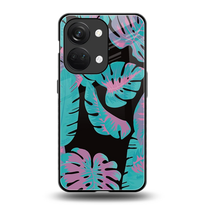 Twilight Foliage back phone cover | glass case for oneplus nord 3