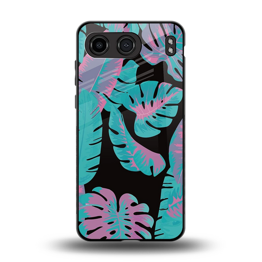 Twilight Foliage back phone cover | glass case for oneplus nord 4