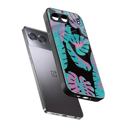 Twilight Foliage sleek oneplus nord 4 cover with tempered glass back and TPU edges