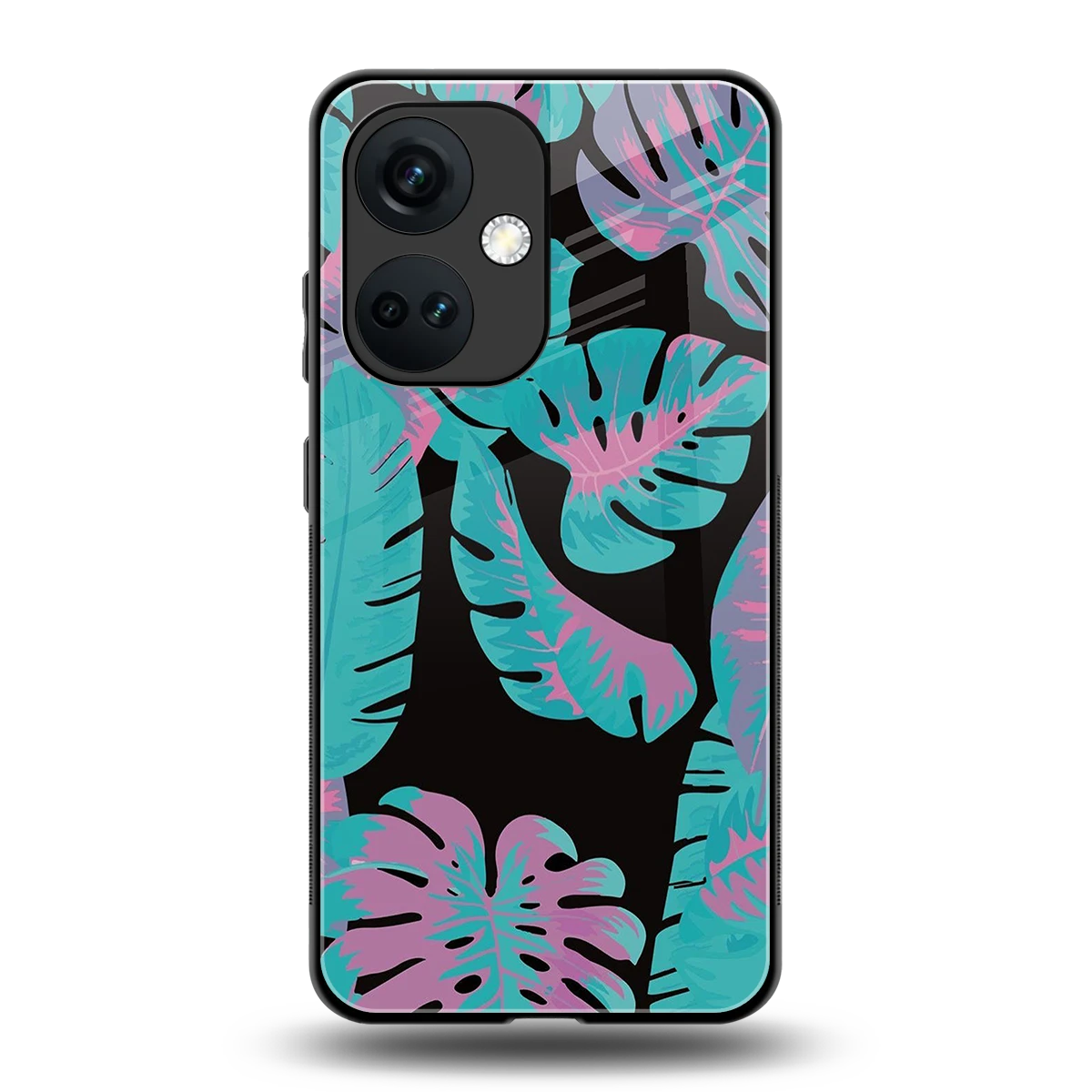 Twilight Foliage back phone cover | glass case for oneplus nord ce 3
