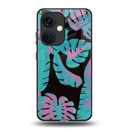 Twilight Foliage back phone cover | glass case for oneplus nord ce 3