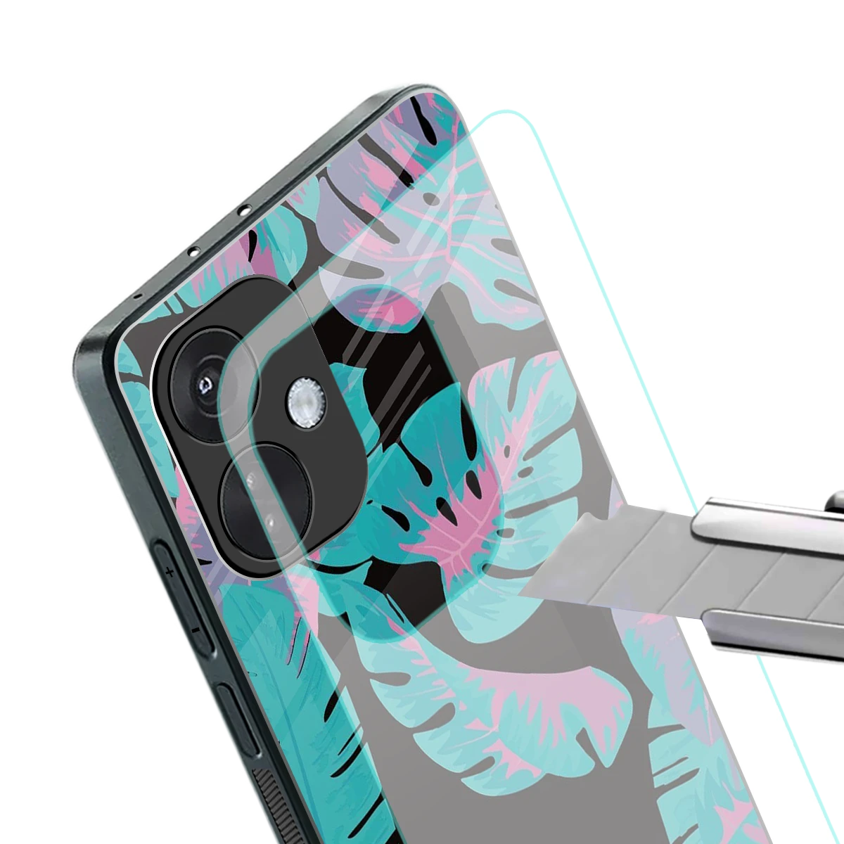 Twilight Foliage stylish phone case for oneplus nord ce 3 | glossy glass and slim fit