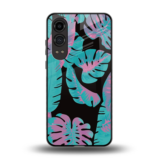 Twilight Foliage back phone cover | glass case for oneplus nord ce 4 lite
