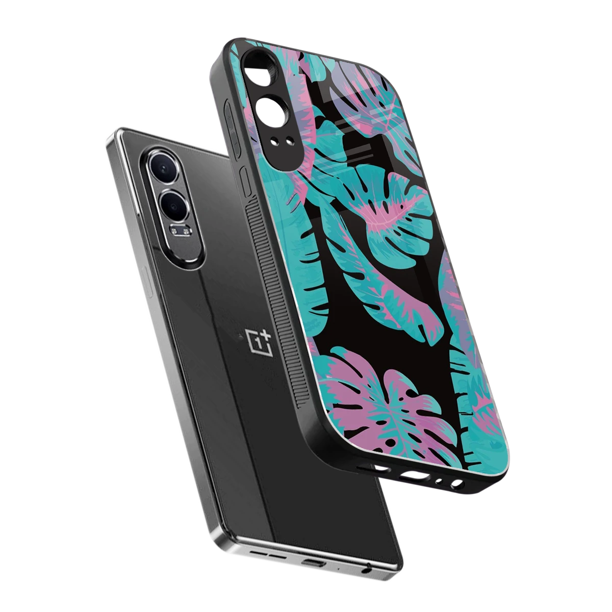Twilight Foliage sleek oneplus nord ce 4 lite cover with tempered glass back and TPU edges