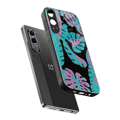 Twilight Foliage sleek oneplus nord ce 4 lite cover with tempered glass back and TPU edges