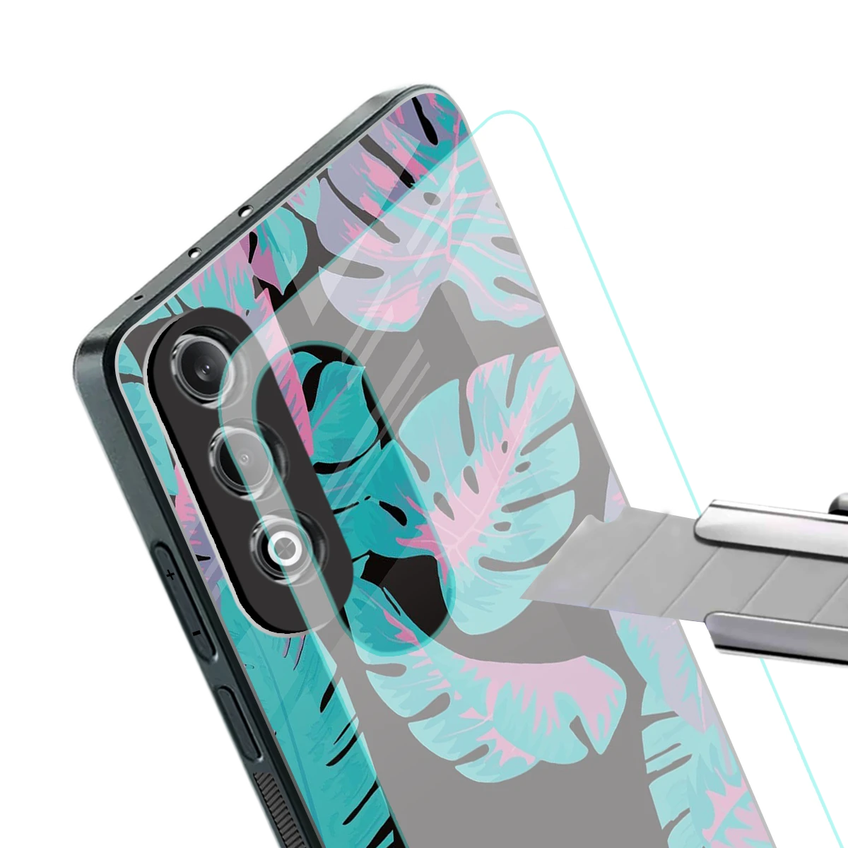 Twilight Foliage stylish phone case for oneplus nord ce 4 | glossy glass and slim fit