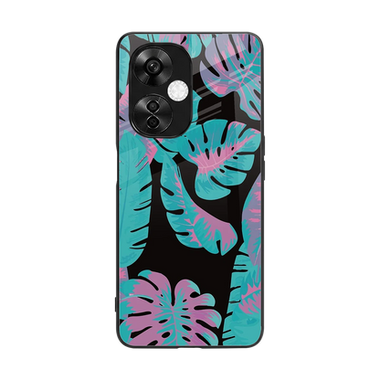 Twilight Foliage back phone cover | glass case for oneplus nord ce 3 lite