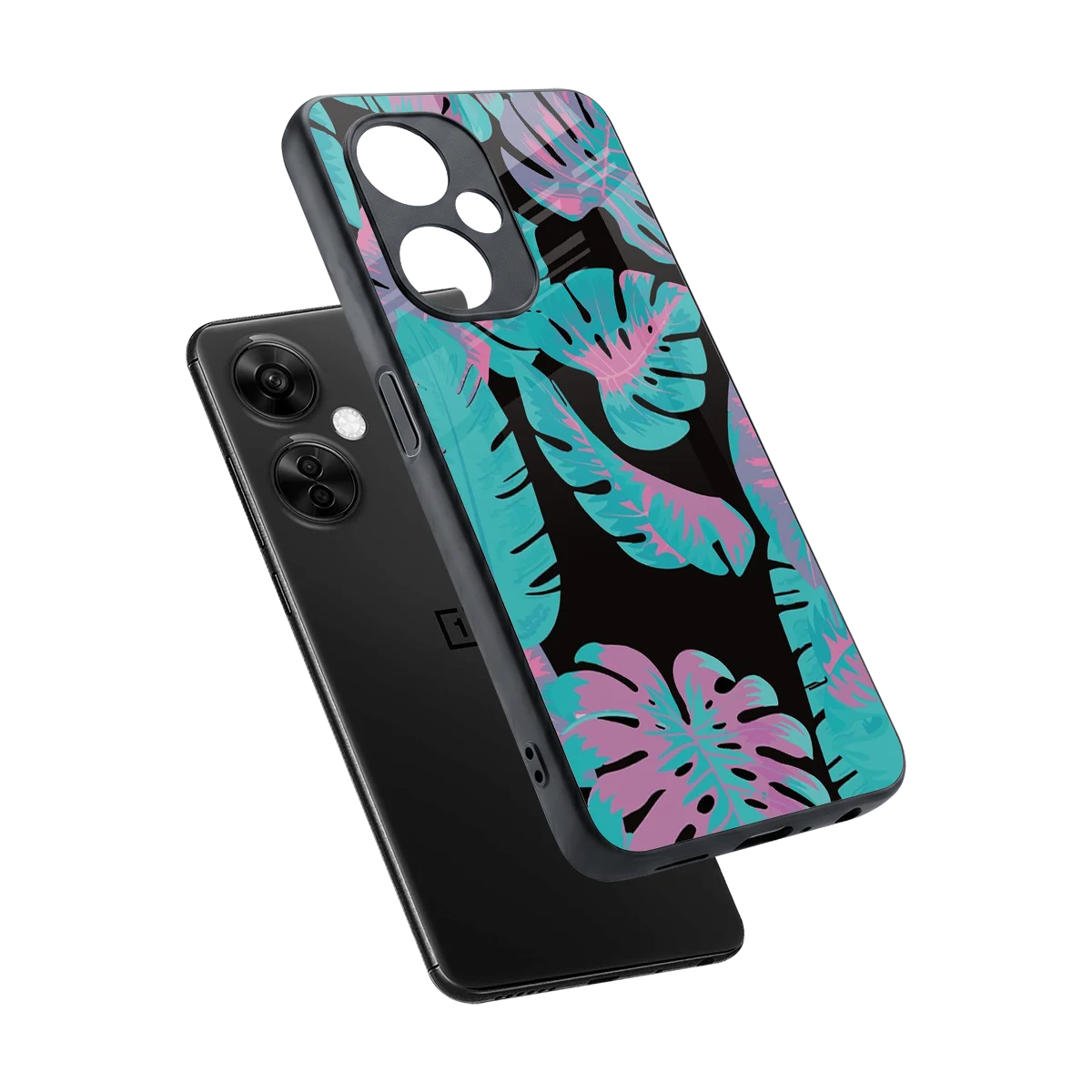 Twilight Foliage sleek oneplus nord ce 3 lite cover with tempered glass back and TPU edges