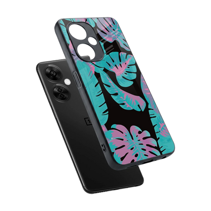 Twilight Foliage sleek oneplus nord ce 3 lite cover with tempered glass back and TPU edges