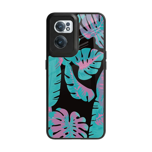 Twilight Foliage back phone cover | glass case for oneplus nord ce 2