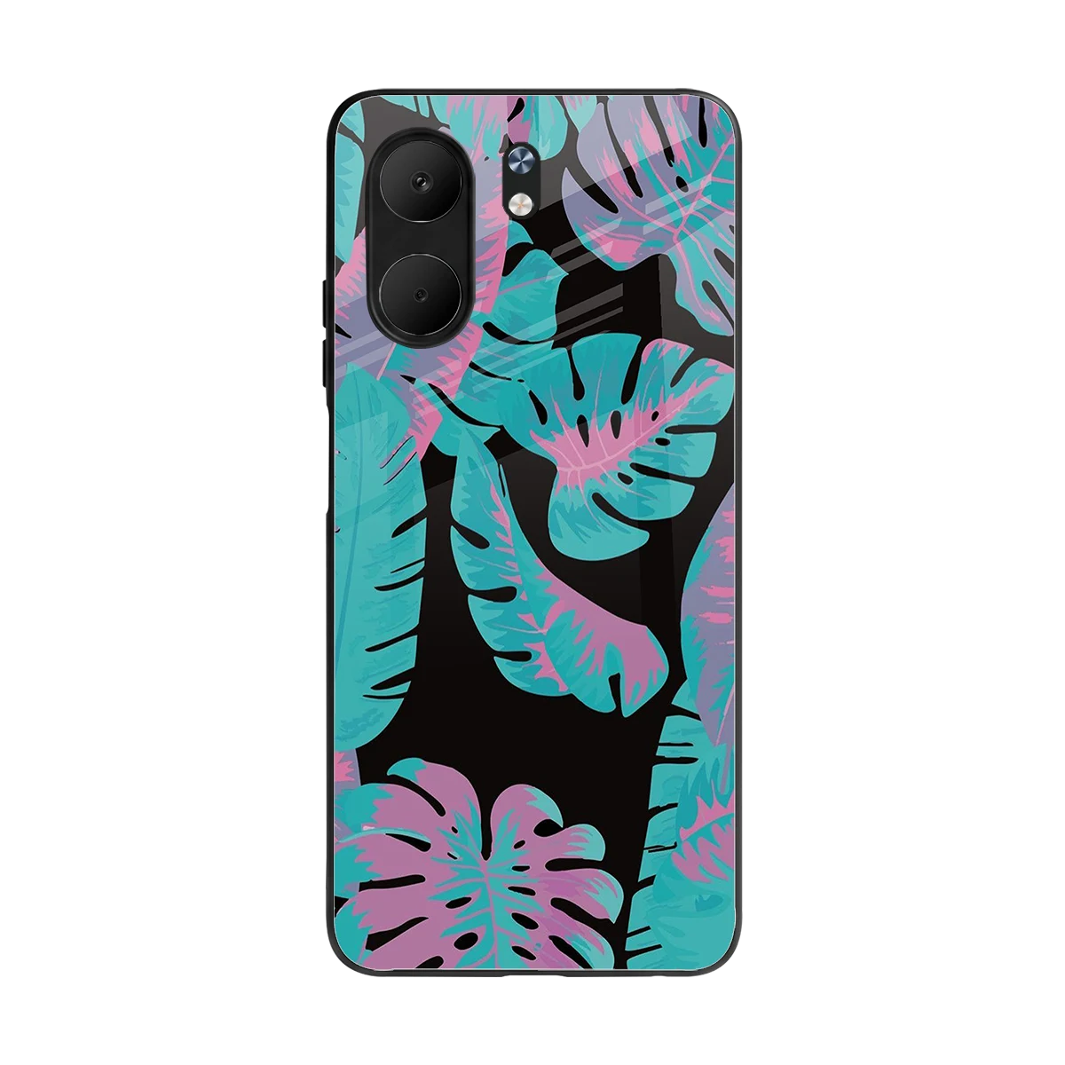 Twilight Foliage back phone cover | glass case for oppo a5x 5g