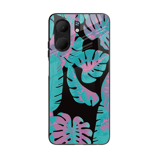 Twilight Foliage back phone cover | glass case for oppo a5x 5g