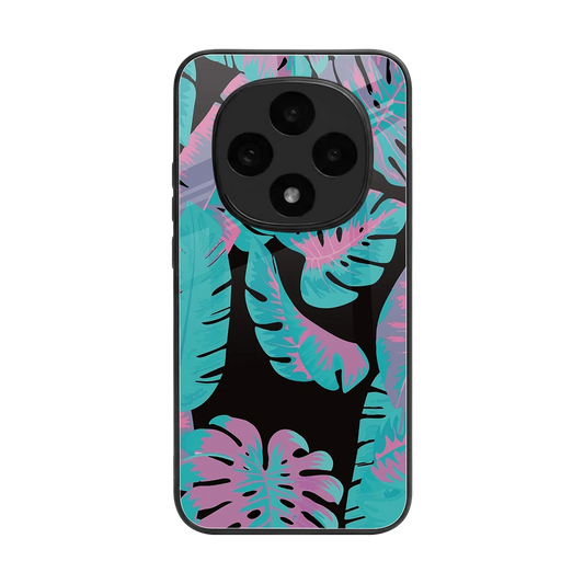 Twilight Foliage back phone cover | glass case for oppo f31 pro 5g