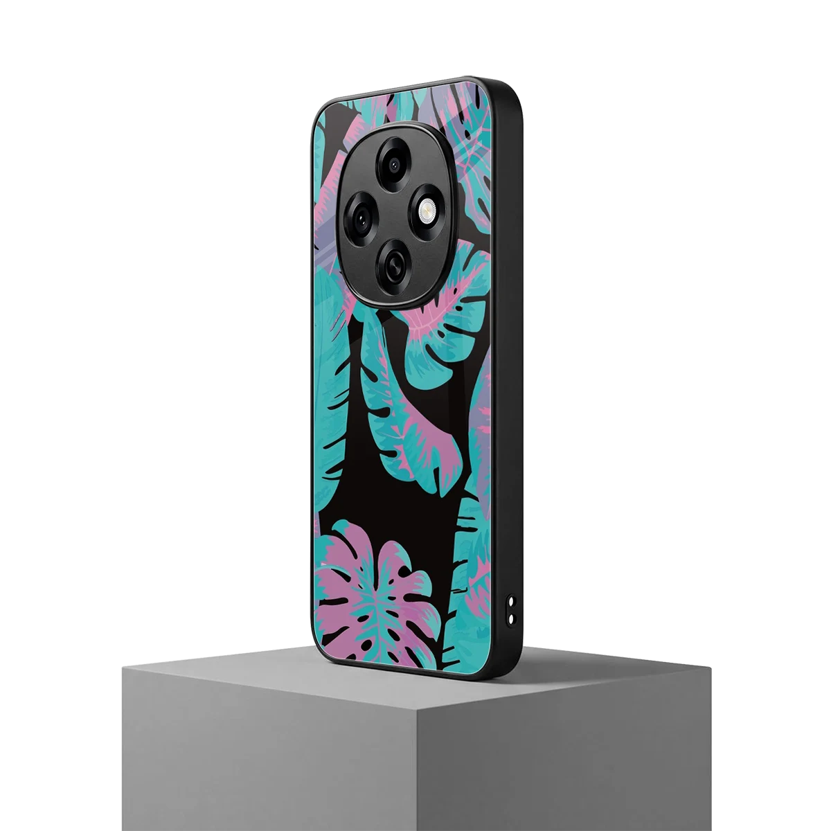 Twilight Foliage oppo f31 pro 5g mobile cover | shockproof glass phone case