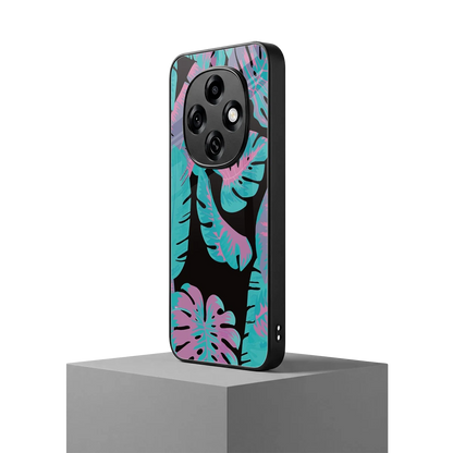 Twilight Foliage oppo f31 pro 5g mobile cover | shockproof glass phone case