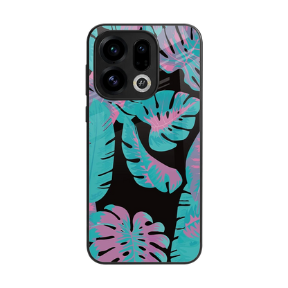 Twilight Foliage back phone cover | glass case for oppo find x9