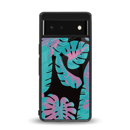 Twilight Foliage back phone cover | glass case for google pixel 6a
