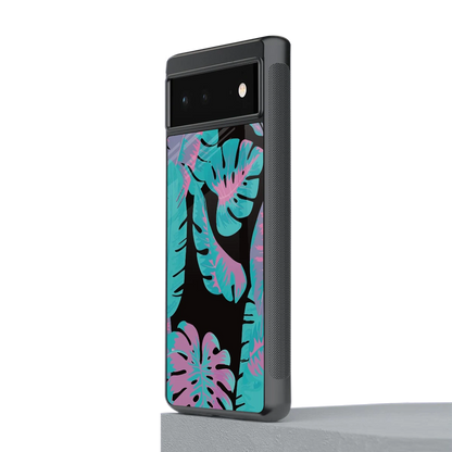 Twilight Foliage stylish phone case for google pixel 6a | glossy glass and slim fit
