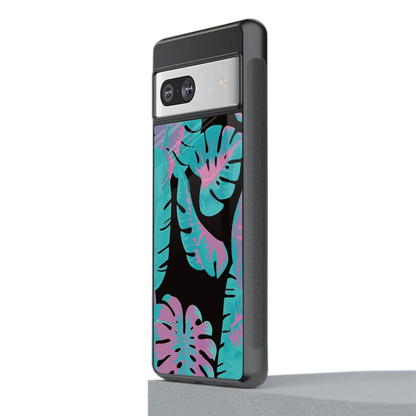 Twilight Foliage stylish phone case for google pixel 7a | glossy glass and slim fit