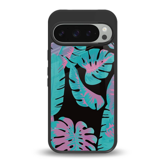 Twilight Foliage back phone cover | glass case for google pixel 9 pro xl