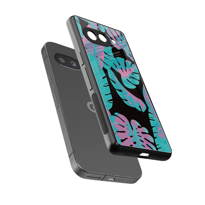 Twilight Foliage sleek google pixel 10a cover with tempered glass back and TPU edges