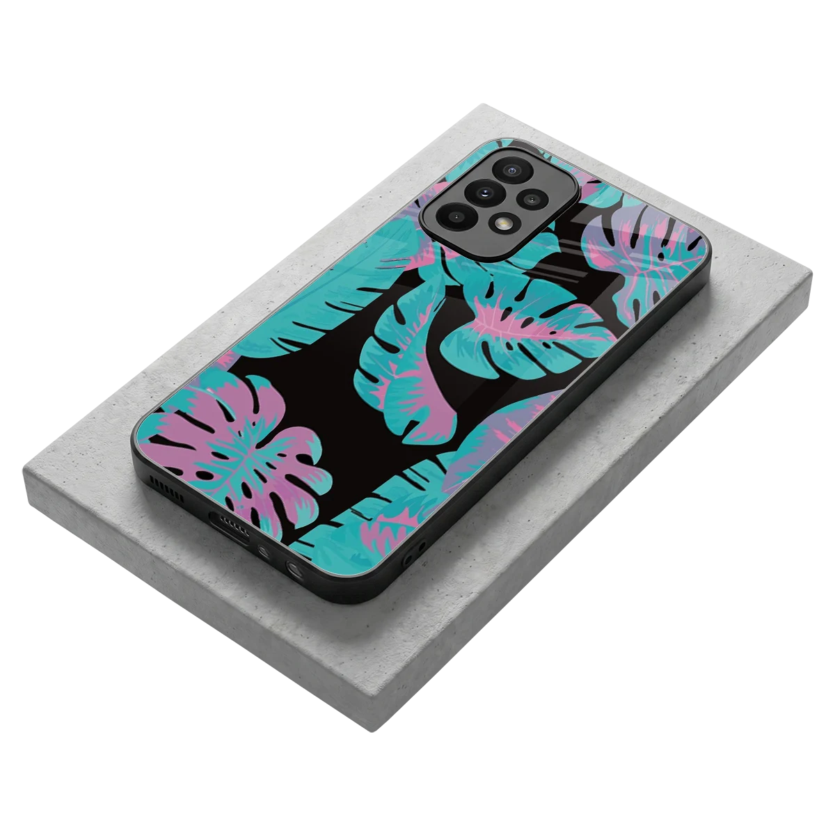 Twilight Foliage stylish phone case for samsung galaxy a23 | glossy glass and slim fit