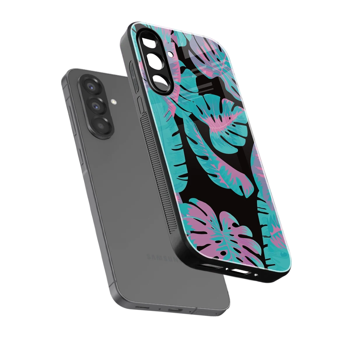 Twilight Foliage sleek samsung galaxy a36 5g cover with tempered glass back and TPU edges