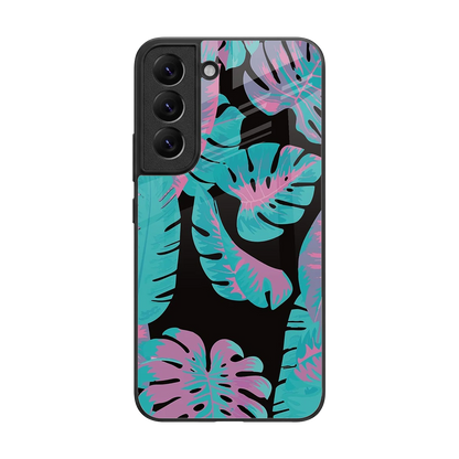 Twilight Foliage back phone cover | glass case for samsung galaxy s22