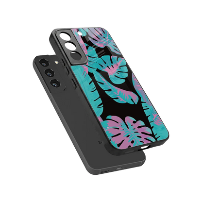 Twilight Foliage sleek samsung galaxy s22 cover with tempered glass back and TPU edges