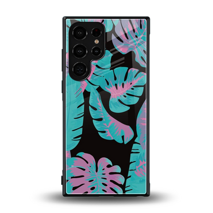 Twilight Foliage back phone cover | glass case for samsung galaxy s24 ultra